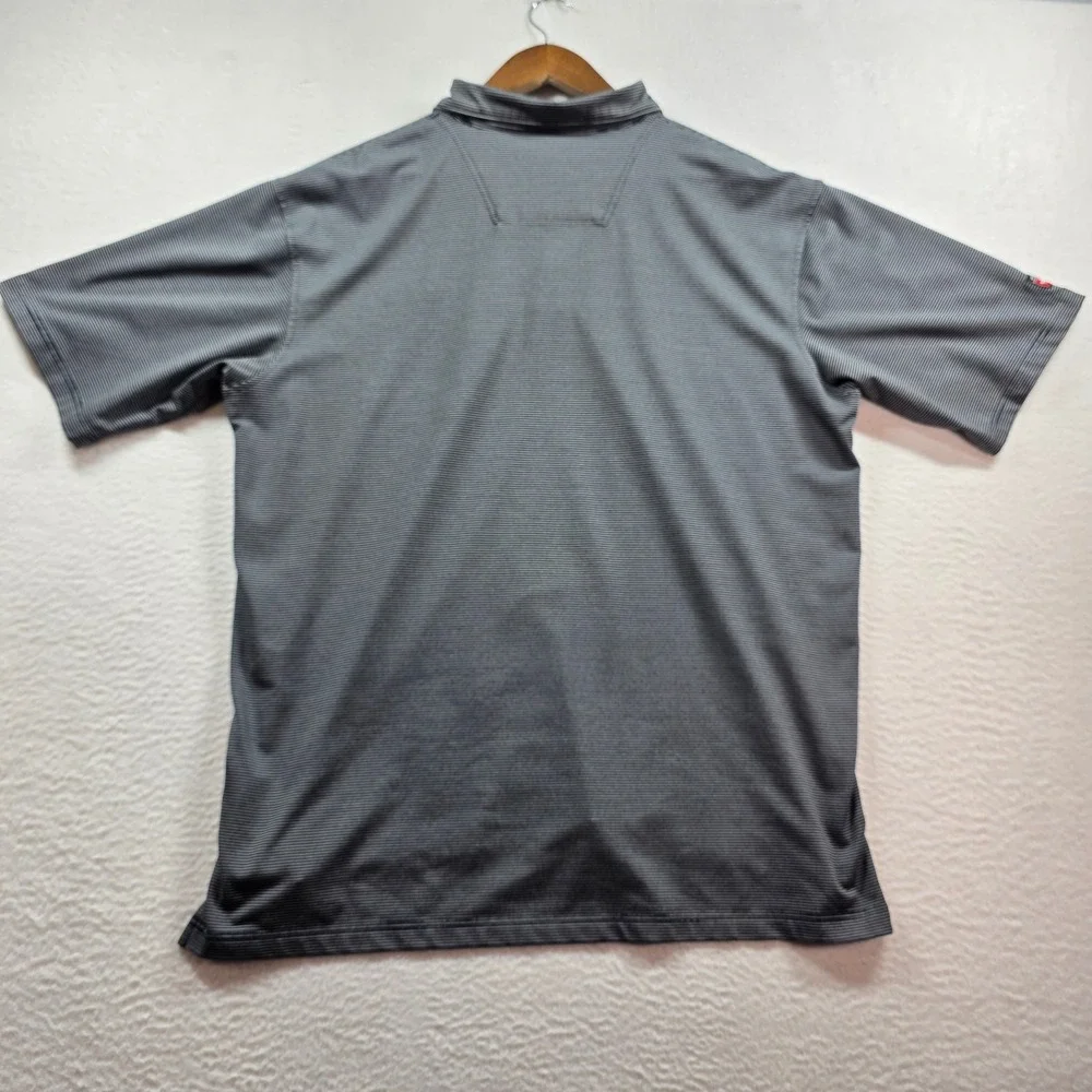 Antigua Desert Dry Mens Large‎ Arizona Diamondbacks Golf Polo Black Stripe MLB